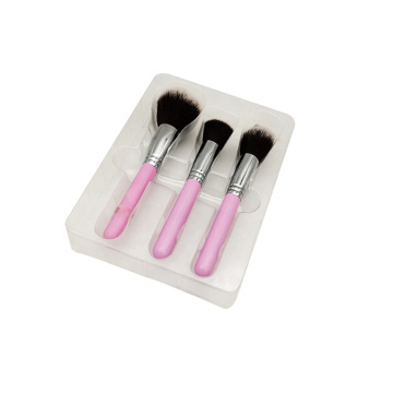 Clear Beauty Tools Blister Packaging Insert Makeup Brush Plastic Tray